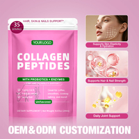 Poudre de peptides de collagène hydrolysé personnalisée OEM ODM pour les cheveux, la peau et les articulations - Issu d'animaux