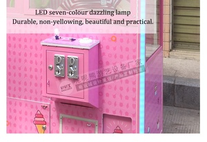 Vente chaude rose beaux jouets poupée machine double personnes griffe grue machine - Product Image 5