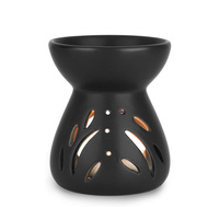 Diffuseur d'huile en céramique, 20 ml, brûleur noir, chic,
