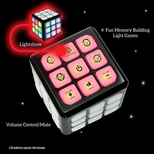 <span class=keywords><strong>Jeu</strong></span> électronique de mémoire et de réflexion 4-en-1 pour enfants, garçons et filles, avec cube lumineux, jouet éducatif STEM - Product Image 5