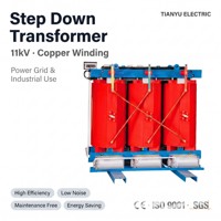 SCB14 Bakır Sargılı Kuru Tip Güç Trafosu, 6kV 6.3kV 10kV 400V Katmanlı Bobinli, Grade2 Enerji Tasarruflu Trafo Merkezi