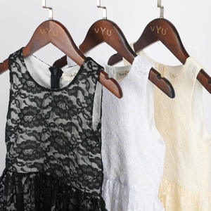 Robe de princesse en dentelle pour filles, jupe bouffante à œillets, sans manches, collection été 2022, vente en gros - Product Image 4