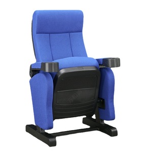 Silla de cine Manwa Expo HB825-1 azul real con portavasos para asientos de cine - Product Image 4