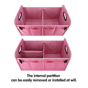 Caja de Almacenamiento Plegable para Auto, Multicompartimentos, Base Fija, Organizador de Maletero, Grande, Lavable, Organizador de Equipaje para Vehículo - Product Image 4