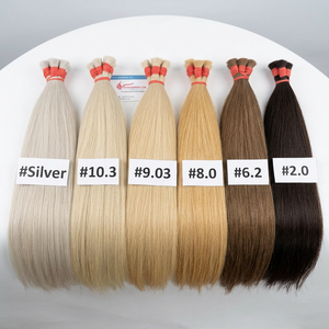 ผมแท้ 100% แบบตรง  ต่อผมแบบเส้น  มีหลายสี พร้อมส่ง  ขายส่ง - Product Image 1