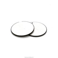 Diameter 28 mm ketebalan 2 mm 1 MHz 1000 KHz frekuensi PZT 4 5 piezoelektrik keramik transduser Disc produk keramik elektrik