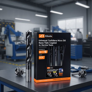 Universal Carbide <b>Micro</b> Drill Nano Tialn Coated 4Xd Undrilled For <b>Machine</b> Tools - Product Image 3