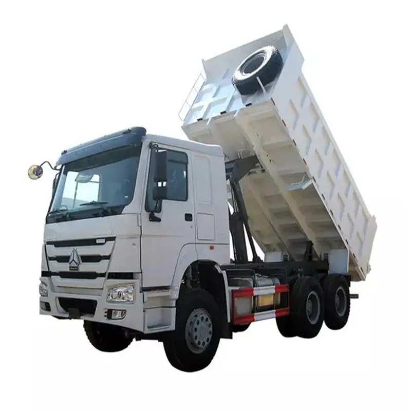 Hoge Kwaliteit Groothandel Gerenoveerde Doos 6*4 10 Wielen Sinotruk Howo 30-35T Gebruikte Dump Truck Met De Beste Prijs In Uganda