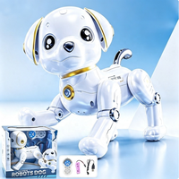 Robot chien télécommandé programmable, animal de compagnie électronique intelligent multifonctionnel, robot chien interactif éducatif dansant, cadeau pour enfants
