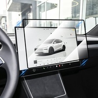 Film de protection en verre trempé pleine écran 16 pouces pour écrans de navigation Tesla Y/YL 2025 2026, contrôle central et protection des sièges arrière