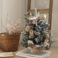 Meilleure vente : Ornement lumineux de Noël en plastique PET DIY pour bureau et fenêtre, 45/60 cm, sans impression - Vente en gros