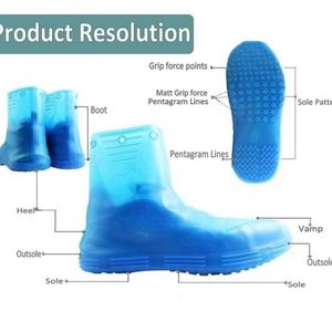 Fundas Protectoras para Zapatos de Motocicleta, Reutilizables, Antideslizantes, para Días Lluviosos, para Scooter y Ciclismo - Product Image 5