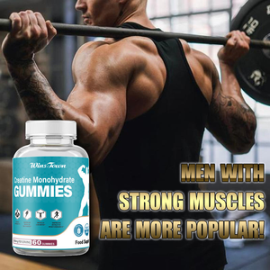 Creatine monohidrat permen energi Gummies untuk kebugaran bobot badan dan pertumbuhan otot suplemen Herbal untuk pria daya - Product Image 4