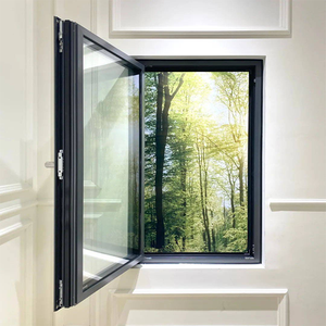 Терморазрывное алюминиевое окно с внутренним открыванием, система с сеткой из нержавеющей стали, сертифицировано CE/NFRC, для больниц и квартир - Product Image 1