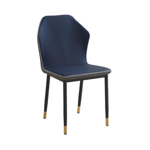 Sillas de Comedor Minimalistas de Acero al Carbono con Tapicería de Cuero, Modelo Butterfly, Venta al Por Mayor Directa de Fábrica Shunquan, para Hogar, Hotel y Oficina - Product Image 5