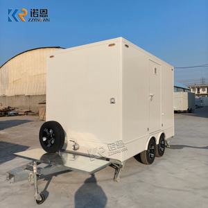 Remolque de Baño Portátil de Dos Cabinas, Remolque de Baño Móvil para <span class=keywords><strong>Alquiler</strong></span> en Eventos al Aire Libre y Bodas - Product Image 2