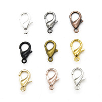 Boucle de homard en métal personnalisé pour bijoux Fermoir de homard en alliage Crochets pour collier Bracelet Chaîne DIY Jewelry