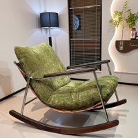 Fauteuil inclinable et à bascule moderne avec housse amovible et lavable, design confortable à repose-pieds unique pour salon