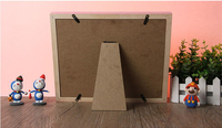 Vente chaude 4*6 Empreintes de pattes de chien en forme de cadre Photo en bois de plexiglas