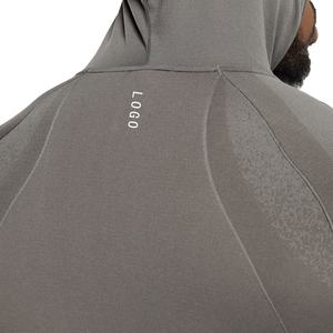 Sweat-shirt de sport pour homme, fabrication sur mesure, vente directe, coupe ajustée, léger, respirant, confortable - Product Image 5