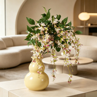 Branche de jasmin artificielle suspendue, fausses fleurs de jasmin tombantes, tige florale artificielle pour la décoration moderne de la maison et des salles d'exposition