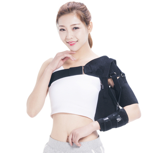 อุปกรณ์พยุงไหล่หลังผ่าตัดกระดูกและข้อ สำหรับฟื้นฟูอาการบาดเจ็บบริเวณหมอนรองไหล่ ช่วยพยุงป้องกันการเคลื่อนไหวผิดทิศทาง พร้อมหมอนรองสำหรับการยืดไหล่ - Product Image 1