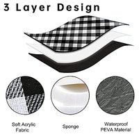 Mantas Grandes Impermeables de Nailon, Colchoneta Inflable, Plegable, Lavable, Relleno de Espuma para Picnic al Aire Libre, Camping, Playa, Parque