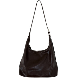 Merlad Large Capacity Vintage Shoulder Tote <b>Bag</b> Brown Zipper Closure Autumn Winter 2025 Everyday Use - Product Image 5
