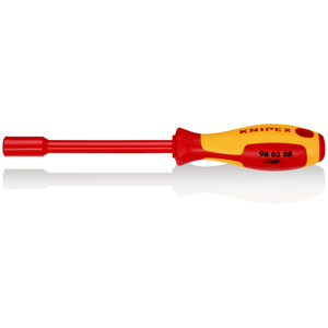 Clé à douille hexagonale Knipex 15 mm 125 mm avec poignée testée VDE - Product Image 1