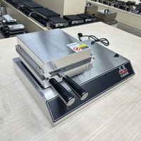 Machine à gaufres sur bâtonnets rotative antiadhésive pour usage commercial, modèle sapins de Noël, avec certification CE