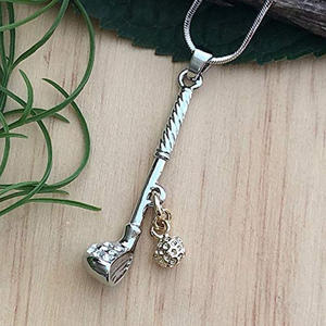 Collar con Colgante de Cristal en Forma de Carro de Golf 3D, Joyería de Golf Personalizada de Acero Inoxidable Plateado y Dorado para Hombre y Mujer - Product Image 3