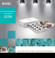 Impresora Fotográfica Portátil de Sublimación Térmica HiTi P322W, Mini Impresora Inalámbrica para Estudio Fotográfico, para Fotos de Pasaporte y Documentos de Identidad
