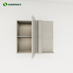 Freestanding không thấm nước tủ bếp nhà bếp món ăn ẩn phụ kiện màu xám hình chữ nhật đơn cửa trái xoay tủ tường - Product Image 4