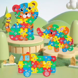 Creative Learning Toy Eco-Friendly Early Education <b>Puzzle</b> Montessori Animals Wooden <b>Puzzles</b> for Toddlers 3-5 - Product Image 5
