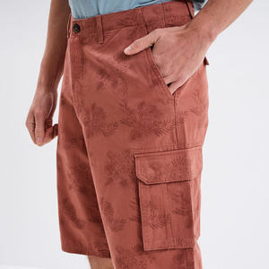 Shorts cargo décontractés en coton pour hommes, prêts pour la randonnée - Écologiques, respirants, séchage rapide, style de vie en plein air, coutures renforcées, poches profondes - Product Image 3