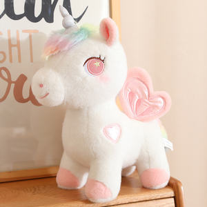 5 dimensioni di alta qualità colorati animali di peluche giocattoli unicorno peluche unicorno peluche unicorno con ala - Product Image 6