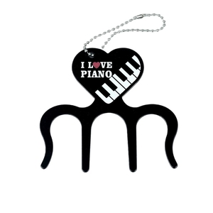 Clip marque-page multi-dents en plastique pour partitions de musique, support de partitions pour pianistes, idéal pour les apprenants de piano - Product Image 1
