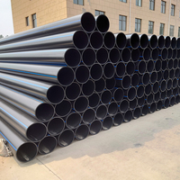 Tuyau droit en HDPE DN90 DN125 DN180 pour la construction