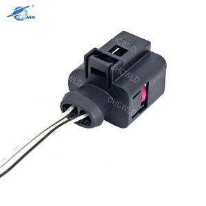 Adaptateur de boîtier femelle 2P Capteur de température étanche Connecteur automobile Faisceau de câbles 1J0973702 - Product Image 2