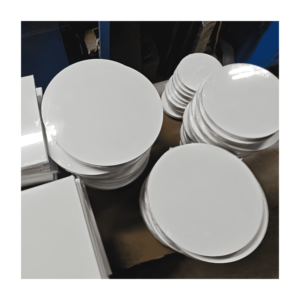แผ่นป้ายวงกลมอะลูมิเนียมเคลือบเงาสีขาวสำหรับงานซับลิเมชั่น รุ่น RTS ปี <span class=keywords><strong>2026</strong></span> ขนาด 12x8 นิ้ว แบบมุมโค้งมน/ไม่มีมุมโค้งมน ไม่มีรู - Product Image 1