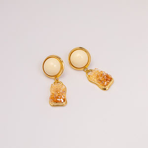 Boucles d'oreilles pendantes en perles baroques naturelles bohèmes, plaquées argent, style tendance, pour femmes, garantie de 2 ans, cadeau pour les amis, fête, mariage - Product Image 6