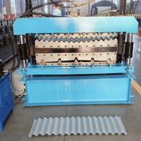 Machine de formage à froid à double couche pour panneaux de toiture PPGI/GI, machine de formage à froid à double couche pour tôles de toiture