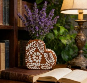 <span class=keywords><strong>Vaso</strong></span> per Fiori in Ceramica Art Deco <span class=keywords><strong>a</strong></span> Forma di <span class=keywords><strong>Cuore</strong></span> Marrone Personalizzato 4,5x4,5 Pollici Piccolo <span class=keywords><strong>Vaso</strong></span> da Tavolo per Soggiorno e Ufficio Arredamento Moderno - Product Image 6