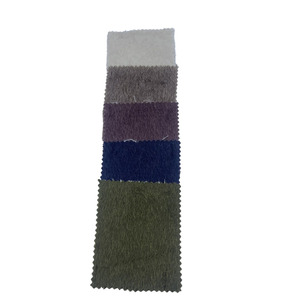 Wholesale Fabric Supplier Double Face Long Hair Multi Color Heavy Wool Alpaca Cashmere Woven Winter Fabric for Coats ZZH24019 - Product Image 2