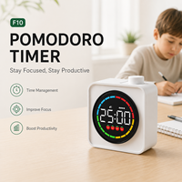 Timer Pomodoro per Bambini, Studio e Ufficio, Orologio per la Concentrazione 25+5 con Display LED, Design Magnetico, Batteria Ricaricabile a Lunga Durata