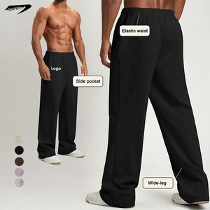 Pantaloni da Uomo Traspiranti e Morbidi, Personalizzabili, a Gamba Larga, Stile Jogger Baggy, per Corsa e Tempo Libero - Product Image 1