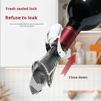 Aérateur de vin à interrupteur à une touche, verseur pour le stockage, distributeur automatique de liquide pour spiritueux et huile, bec verseur anti-fuite, conception anti-reflux