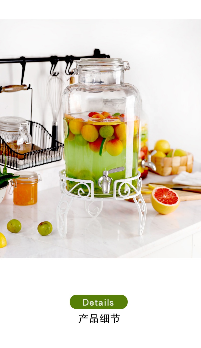 SCIEC 1gallon Cold Drink Dispenser for Wedding - Leak-proof, image size:790x1370