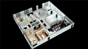 Modern Building Materials <strong>Shop</strong> Concept Custom Retail Layout Ceramic <strong>Tile</strong> Floor Plan Interior Kitchen and Bathroom <strong>Store</strong> Design - Product Image 6
