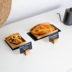 Présentoir en bois massif pour étiquettes, porte-cartes, porte-étiquettes <span class=keywords><strong>de</strong></span> gâteaux, notes autocollantes <span class=keywords><strong>de</strong></span> prix publicitaires pour supermarchés, présentoir <span class=keywords><strong>de</strong></span> journaux, panneau <span class=keywords><strong>de</strong></span> bureau - Product Image 2